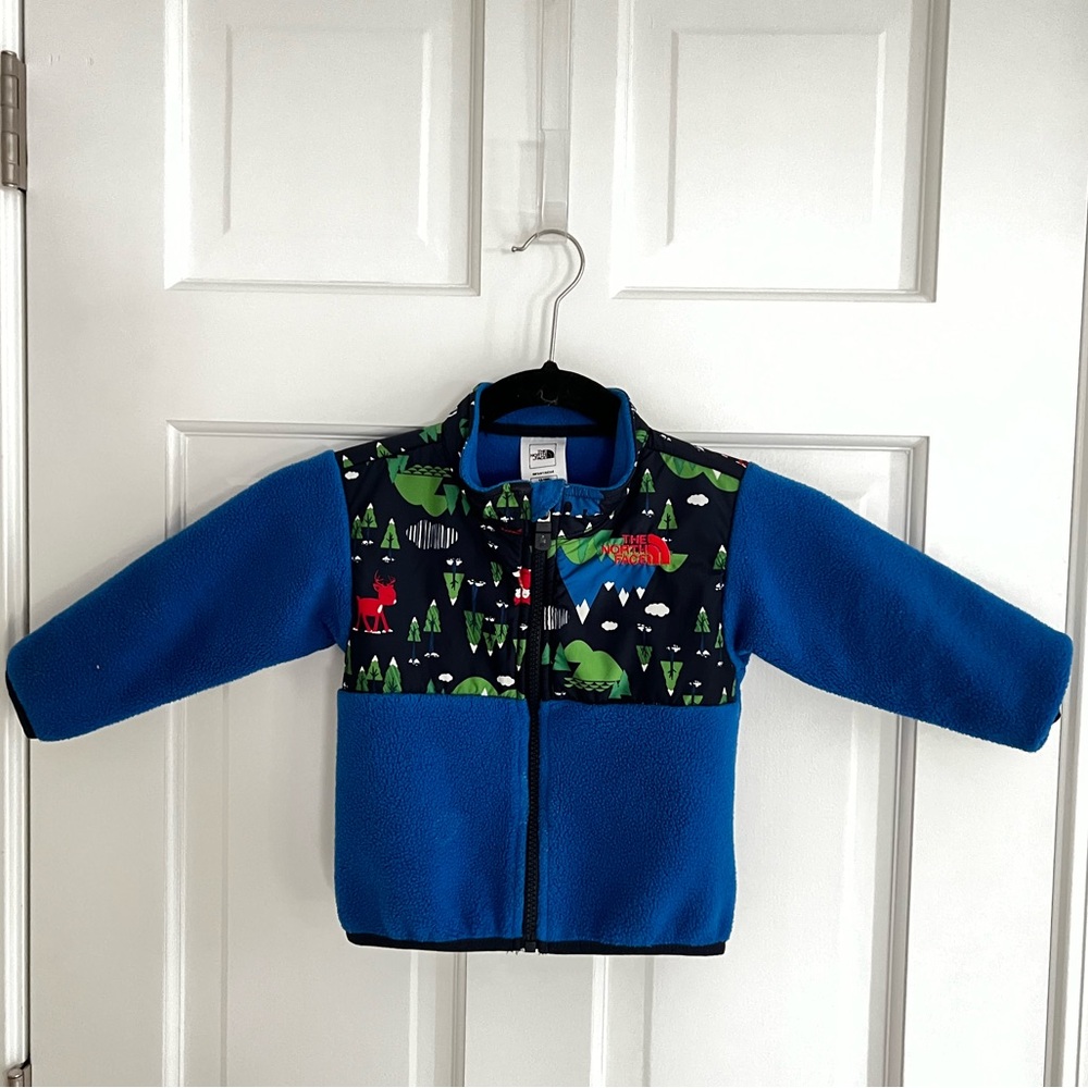 THE NORTH FACE FLEECE JACKET 12-18 Months Blue Mint Condition